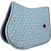Kentucky Schabracke Velvet Pied De Poule Springen Navy Kentucky Schabracke Velvet Pied De Poule Springen Navy