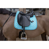 Kentucky Schabracke Velvet Pied De Poule Dressur Navy Kentucky Schabracke Velvet Pied De Poule Dressur Navy