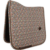 Kentucky Schabracke Velvet Pied De Poule Dressur Braun Kentucky Schabracke Velvet Pied De Poule Dressur Braun