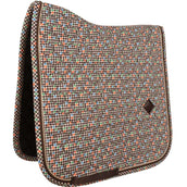 Kentucky Schabracke Velvet Pied De Poule Dressur Braun Kentucky Schabracke Velvet Pied De Poule Dressur Braun