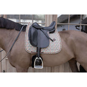 Kentucky Schabracke Velvet Pied De Poule Dressur Braun Kentucky Schabracke Velvet Pied De Poule Dressur Braun