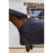 Kentucky Fleecedecke Heavy Melange Schwarz Kentucky Fleecedecke Heavy Melange Schwarz