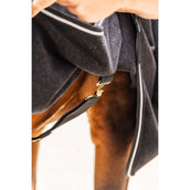 Kentucky Fleecedecke Heavy Melange Schwarz Kentucky Fleecedecke Heavy Melange Schwarz