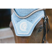 Kentucky Horsewear Fliegenhaube Wellington 3D Logo Licht Blau Kentucky Horsewear Fliegenhaube Wellington 3D Logo Licht Blau