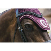 Kentucky Horsewear Fliegenhaube Wellington 3D Logo Violett Kentucky Horsewear Fliegenhaube Wellington 3D Logo Violett