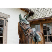 Kentucky Horsewear Fliegenhaube Wellington 3D Logo Pine Green Kentucky Horsewear Fliegenhaube Wellington 3D Logo Pine Green