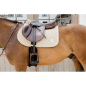 Kentucky Horsewear Schabracke Onion Quilt 3D Logo Springen Beige Kentucky Horsewear Schabracke Onion Quilt 3D Logo Springen Beige