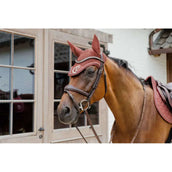 Kentucky Horsewear Fliegenhaube Wellington 3D Logo Fuchsia Kentucky Horsewear Fliegenhaube Wellington 3D Logo Fuchsia