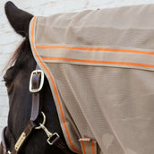 Kentucky Horsewear Fliegendecke Comfort Mesh Beige/Orange Kentucky Horsewear Fliegendecke Comfort Mesh Beige/Orange