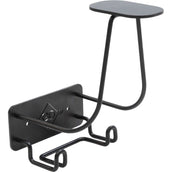 Kentucky Reitkappenhalter mit Haken Steel Black Kentucky Reitkappenhalter mit Haken Steel Black