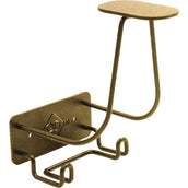 Kentucky Reitkappenhalter mit Haken Steel Gold Kentucky Reitkappenhalter mit Haken Steel Gold