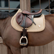 Kentucky Horsewear Schabracke Fake Fur Onion Quilt Springen Beige Kentucky Horsewear Schabracke Fake Fur Onion Quilt Springen Beige