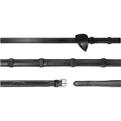 Dyon Zügel 7 Loops New English Collection 1/2 Gummi Schwarz Dyon Zügel 7 Loops New English Collection 1/2 Gummi Schwarz