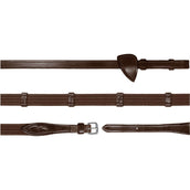 Dyon Zügel 9 Loops New English Collection 5/8 Gummi Braun Dyon Zügel 9 Loops New English Collection 5/8 Gummi Braun