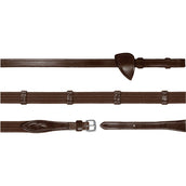 Dyon Zügel 9 Loops New English Collection 5/8 Gummi Braun Dyon Zügel 9 Loops New English Collection 5/8 Gummi Braun