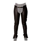 Dyon Lange Chaps aus Leder Standard Schwarz Dyon Lange Chaps aus Leder Standard Schwarz