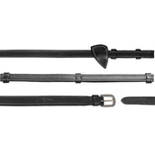 Dyon Zügel Leather Working Collection 1/2 mit Griffen Schwarz Dyon Zügel Leather Working Collection 1/2 mit Griffen Schwarz