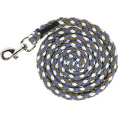 Covalliero Führstrick SS26 mit Karabinerhaken Smoked Blue/Nuss Covalliero Führstrick SS26 mit Karabinerhaken Smoked Blue/Nuss