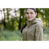 Covalliero Lange Regenjacke SS26 Damen Nuss Covalliero Lange Regenjacke SS26 Damen Nuss