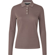 Kingsland Poloshirt KLAmy Damen Brown Iron Kingsland Poloshirt KLAmy Damen Brown Iron