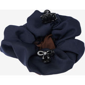 Haarnetz Scrunchie Navy/Braun Haarnetz Scrunchie Navy/Braun
