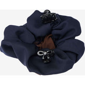 Haarnetz Scrunchie Navy/Braun Haarnetz Scrunchie Navy/Braun