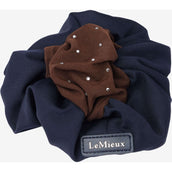Haarnetz Scrunchie Navy/Braun Haarnetz Scrunchie Navy/Braun