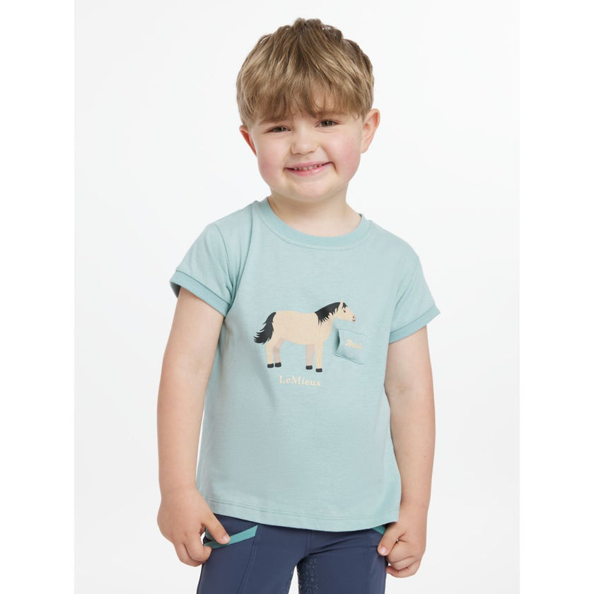 LeMieux T-Shirt Alex Tee Kinder Aqua LeMieux T-Shirt Alex Tee Kinder Aqua