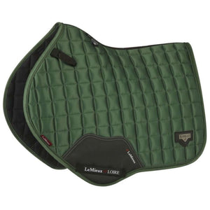 LeMieux Schabracke Loire Classic Satin Square CC Hunter Grün LeMieux Schabracke Loire Classic Satin Square CC Hunter Grün