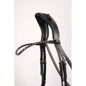 Montar Stirnriemen Fair Crystal Curved Schwarz Montar Stirnriemen Fair Crystal Curved Schwarz