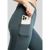 Montar Reitleggings MoZuna Gun Metal Crystals Full Grip Dark Slate Montar Reitleggings MoZuna Gun Metal Crystals Full Grip Dark Slate