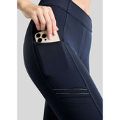 Montar Reitleggings MoWilma Hybrid Pintucks Golden Quartz Crystals Full Grip Navy Montar Reitleggings MoWilma Hybrid Pintucks Golden Quartz Crystals Full Grip Navy