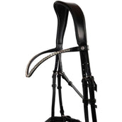 Montar Stirnriemen Fair Crystal Curved Grau/Schwarz Montar Stirnriemen Fair Crystal Curved Grau/Schwarz