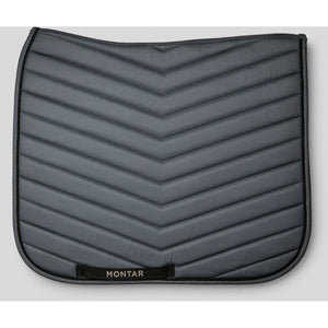 Montar Schabracke Fair Gun Metal Crystals Dressur Grau Montar Schabracke Fair Gun Metal Crystals Dressur Grau