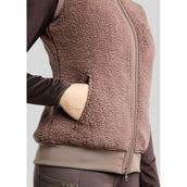Montar Weste MoEbba Teddy Pile Golden Quartz Nougat Brown Montar Weste MoEbba Teddy Pile Golden Quartz Nougat Brown