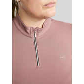 Montar Poloshirt Everly Crystal Logo Curve Dusty Rose Montar Poloshirt Everly Crystal Logo Curve Dusty Rose