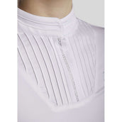 Montar Turniershirt MoRosie Pintucks Lange Ärmel Weiß Montar Turniershirt MoRosie Pintucks Lange Ärmel Weiß