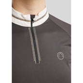 Montar Turniershirt MoLila Champagne Crystals Slate Grey Montar Turniershirt MoLila Champagne Crystals Slate Grey