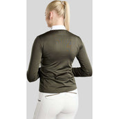 Montar Turniershirt MoEve Golden Quartz Crystals Lange Ärmel Forest Green Montar Turniershirt MoEve Golden Quartz Crystals Lange Ärmel Forest Green