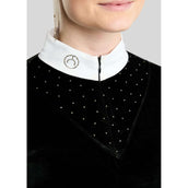 Montar Turniershirt MoValerie Velvet Golden Quartz Crystals Lange Ärmel Schwarz Montar Turniershirt MoValerie Velvet Golden Quartz Crystals Lange Ärmel Schwarz