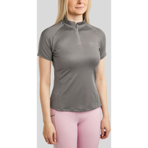 Montar Poloshirt MoLila Champagne Crystals Grau Montar Poloshirt MoLila Champagne Crystals Grau