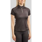 Montar Poloshirt MoLila Champagne Crystals Slate Grey Montar Poloshirt MoLila Champagne Crystals Slate Grey