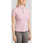 Montar Poloshirt MoPearl Pintuck Candy Pink Montar Poloshirt MoPearl Pintuck Candy Pink