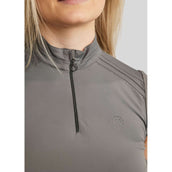 Montar Shirt MoPearl Pintuck Ärmellos Grau Montar Shirt MoPearl Pintuck Ärmellos Grau