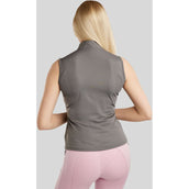 Montar Shirt MoPearl Pintuck Ärmellos Grau Montar Shirt MoPearl Pintuck Ärmellos Grau