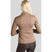 Montar Shirt MoEverline Golden Quartz Crystals Lange Ärmel Nougat Brown Montar Shirt MoEverline Golden Quartz Crystals Lange Ärmel Nougat Brown