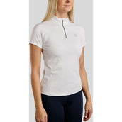 Rebel T-Shirt Tone in Tone Crystals Weiß Rebel T-Shirt Tone in Tone Crystals Weiß