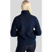 Montar Pullover MoEbba Q-Zip Teddy Pile Golden Quartz Navy Montar Pullover MoEbba Q-Zip Teddy Pile Golden Quartz Navy