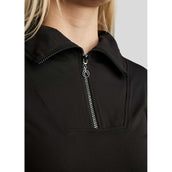 Montar Shirt MoRachel Quarter Zip Schwarz Montar Shirt MoRachel Quarter Zip Schwarz