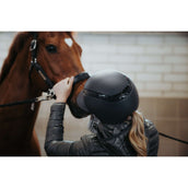 Pikeur Reithelm AirLuxe Pure Langer Schirm Schwarz Pikeur Reithelm AirLuxe Pure Langer Schirm Schwarz
